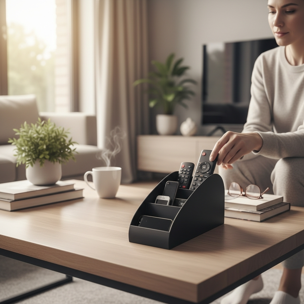 Modern Remote & More Organizer - View 1